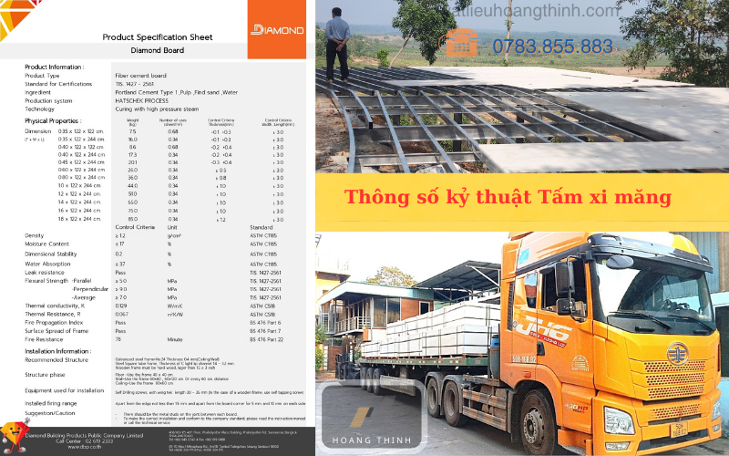 Tấm xi măng cemboard 8mm