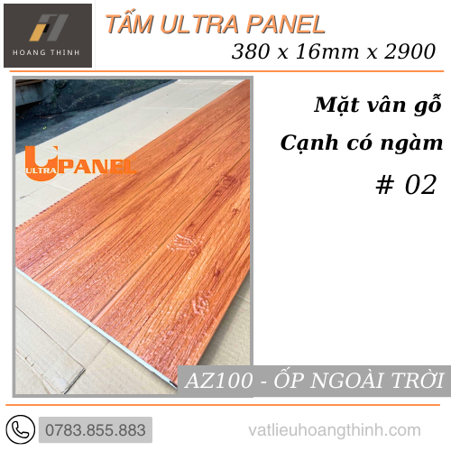 Tấm Ultra Panel kim loại ốp tường ngoài trời