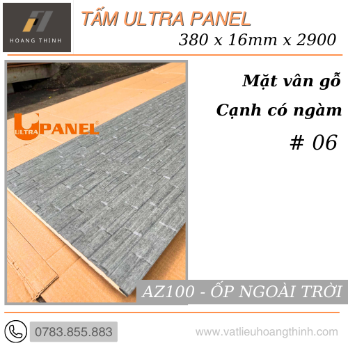 Tấm Ultra Panel kim loại ốp tường ngoài trời