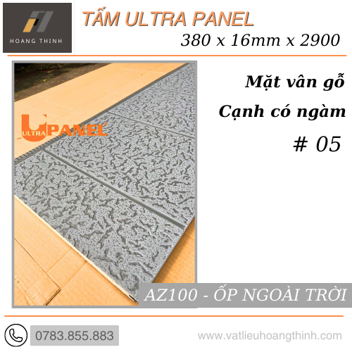 Tấm Ultra Panel kim loại ốp tường ngoài trời