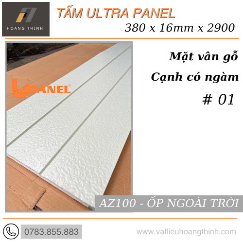 Tấm Ultra Panel kim loại ốp tường ngoài trời