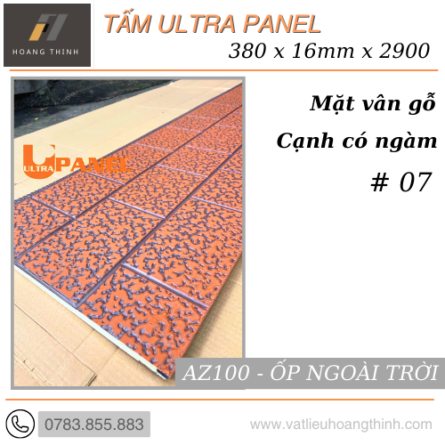 Tấm Ultra Panel kim loại ốp tường ngoài trời