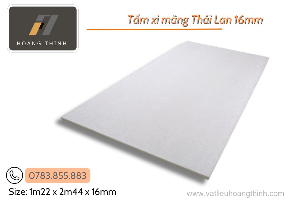 Tấm xi măng cemboard 16mm