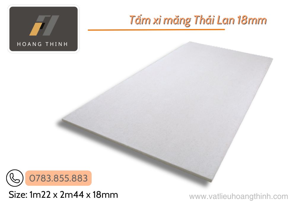 Tấm xi măng  cemboard 18mm