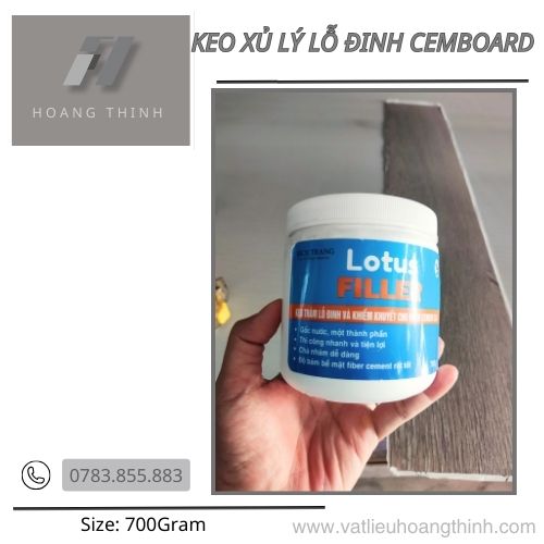 Keo xử lý lỗ đinh