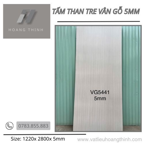 Tấm than tre vân gỗ 5mm J