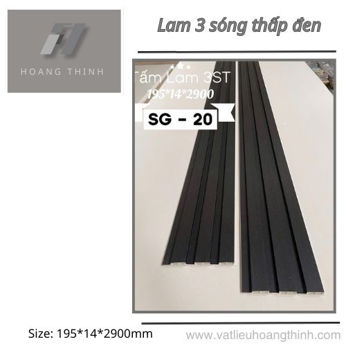 Gỗ Nhựa Lam 3 Sóng 