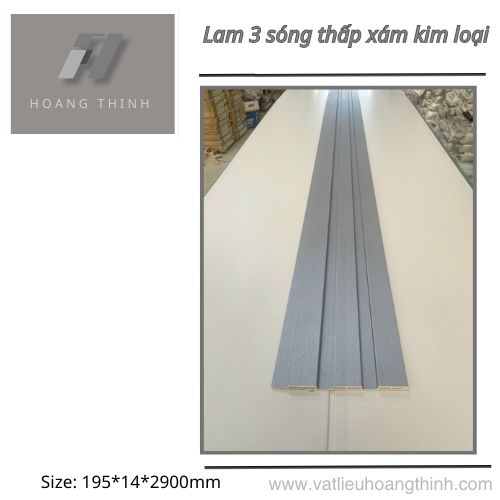 Gỗ Nhựa Lam 3 Sóng 