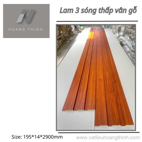 Gỗ Nhựa Lam 3 Sóng 