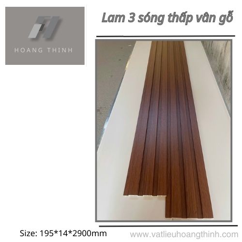 Gỗ Nhựa Lam 3 Sóng 