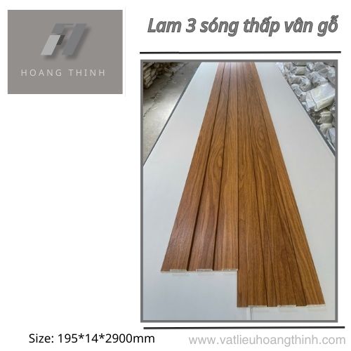 Gỗ Nhựa Lam 3 Sóng 