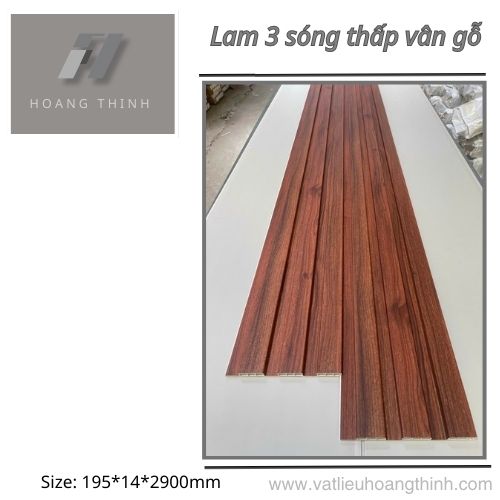 Gỗ Nhựa Lam 3 Sóng 