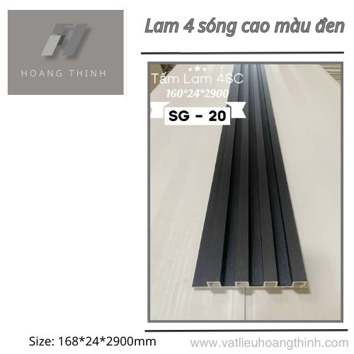 Gỗ Nhựa Lam 4 Sóng 