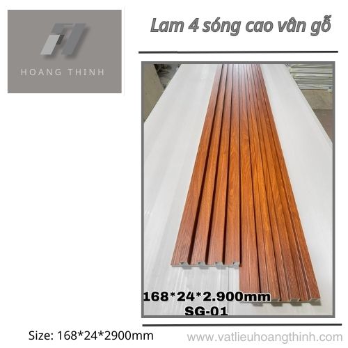 Gỗ Nhựa Lam 4 Sóng 