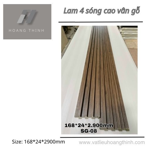 Gỗ Nhựa Lam 4 Sóng 