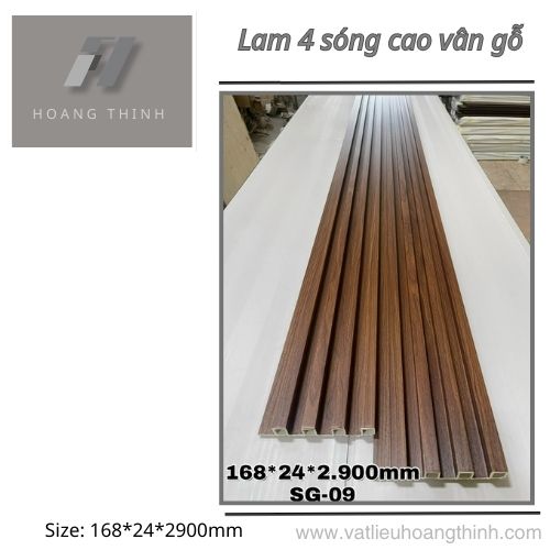 Gỗ Nhựa Lam 4 Sóng 