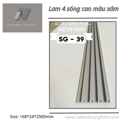 Gỗ Nhựa Lam 4 Sóng 